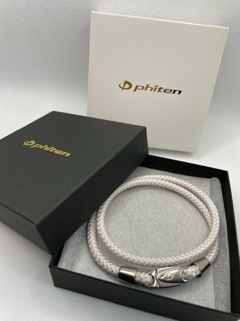 Phiten RAKUWA Necklace Aqua Gold Model